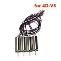 4PCS Motor Kit for 4DRC V8 4D-V8 CW CCW Motor Engine A B Motor Part Mini Drone V8 Replacement Accessory