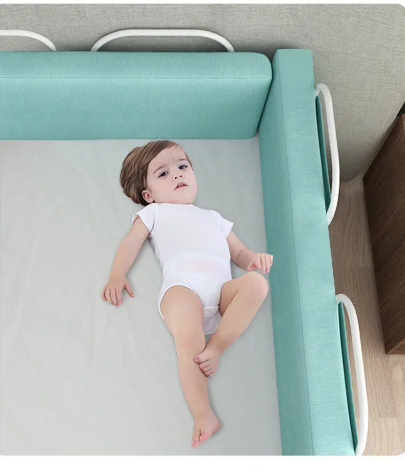 Foam toddler bed railing bumper soft portable toddler bed safety long pillow crib bedside railing guard