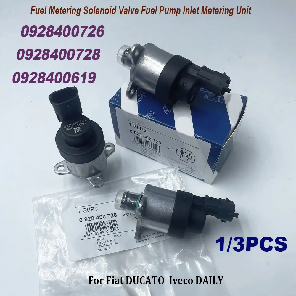 

NEW 1/3PCS 0928400726 0928400728 0928400619 Fuel metering solenoid valve 0928400648 928400726 71754810 For Ivecoo DAILY F-iat