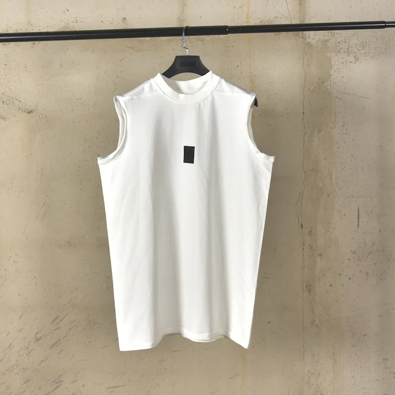 

2025SS High Street Повседневная дышащая однотонная минималистичная спортивная майка без рукавов Мужская одежда
