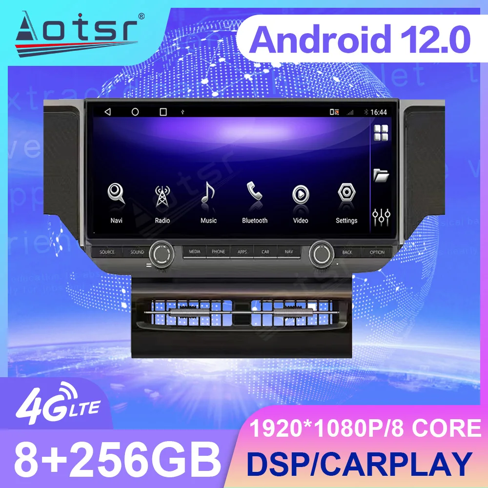 12.3 Inch Android auto carplay Car Radio For Porsche Macan Stereo GPS  Navigation Vehicle  Stereo Radio