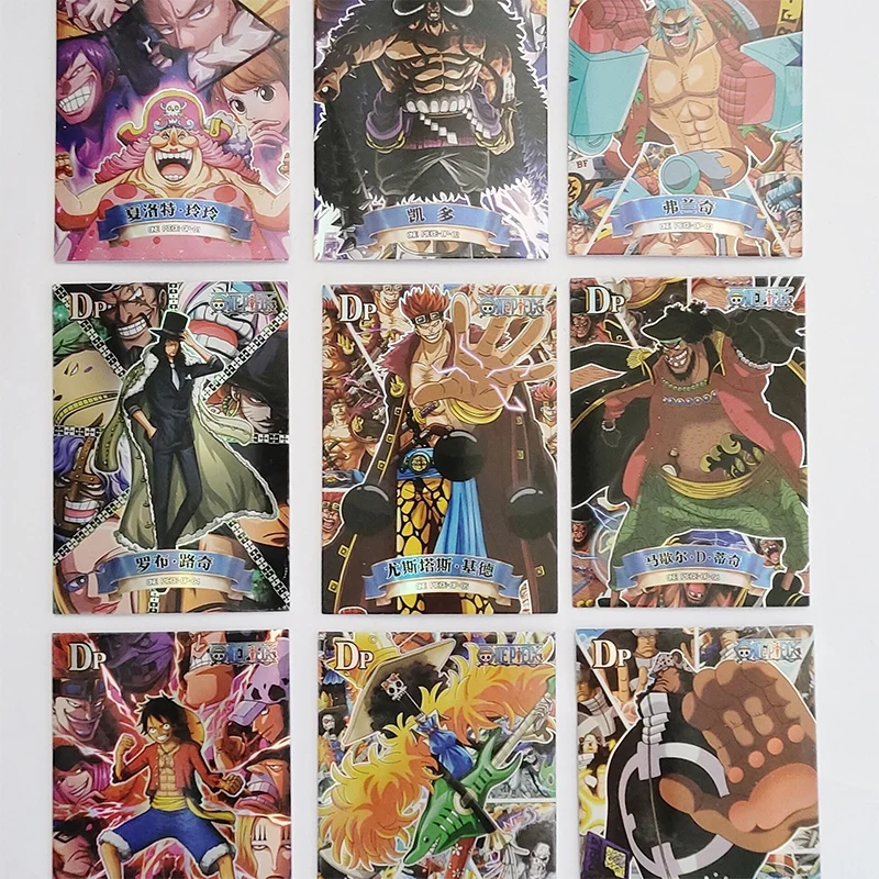 Anime One Piece XP QR DP JR PR Zestaw kart Postacie Luffy Nami Robin Uta Sanji Zoro Kolekcja kart Prezenty urodzinowe Zabawki