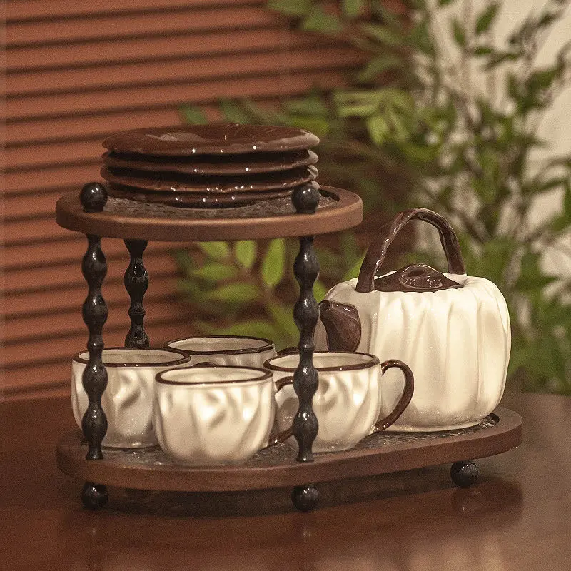 Container Supplies Coffee Cup Set Accessories Kettle Coffee Cup Set Ceramic Gadgets Children Cantinho Do Cafe Cafe Accessories