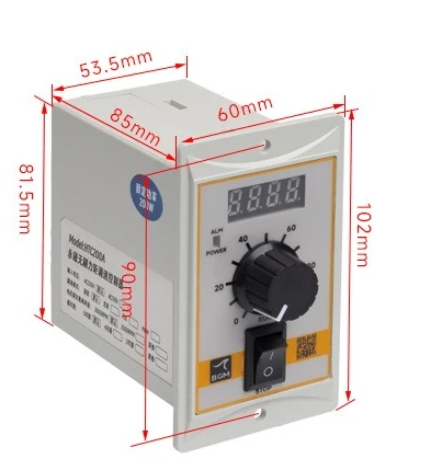 

Adjustable Torque Non Burning Machine 60w, 120w, 200w Permanent Magnet Torque Motor Controller TH200B