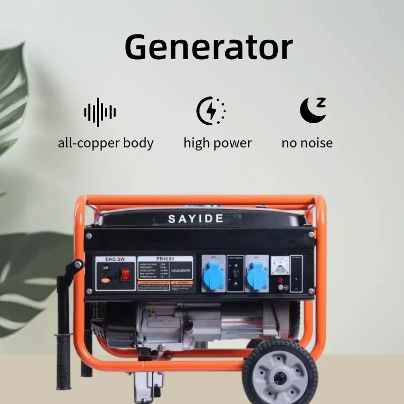 

Emergency Power Supply Suitable for Household Electricitypetrol Electric Generator Portable Factory Direct Sales Generators