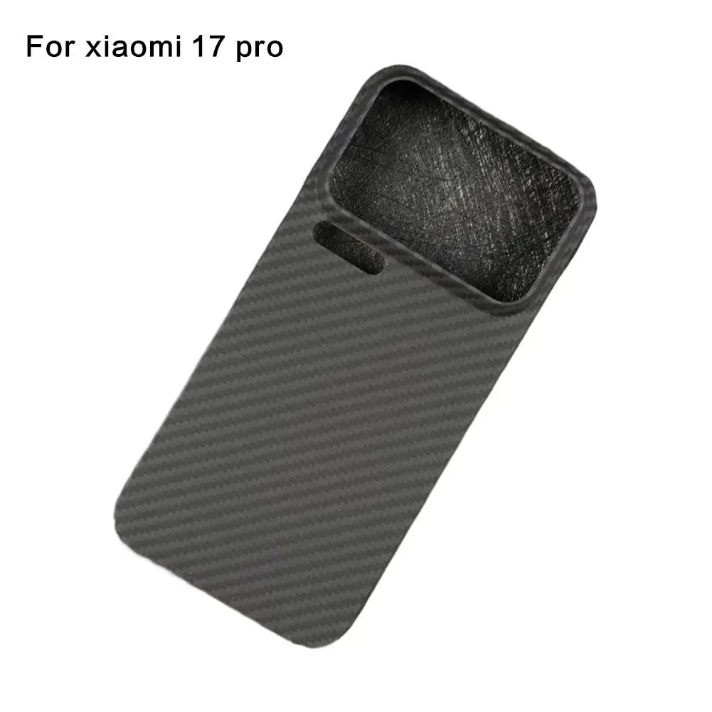 Magnetic Ultra-thin Hard Shell Fall-proof for xiaomi 17 ﻿For Xiaomi 17pro Max Mobile Phone Aramid Carbon Fiber Protective Case