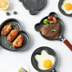 Egg Mold Pan Flip Omelette Mold Kitchen Tools Mini Non-Stick Frying Pan Pancake Maker Breakfast Egg Frying Pot Cooking Tool