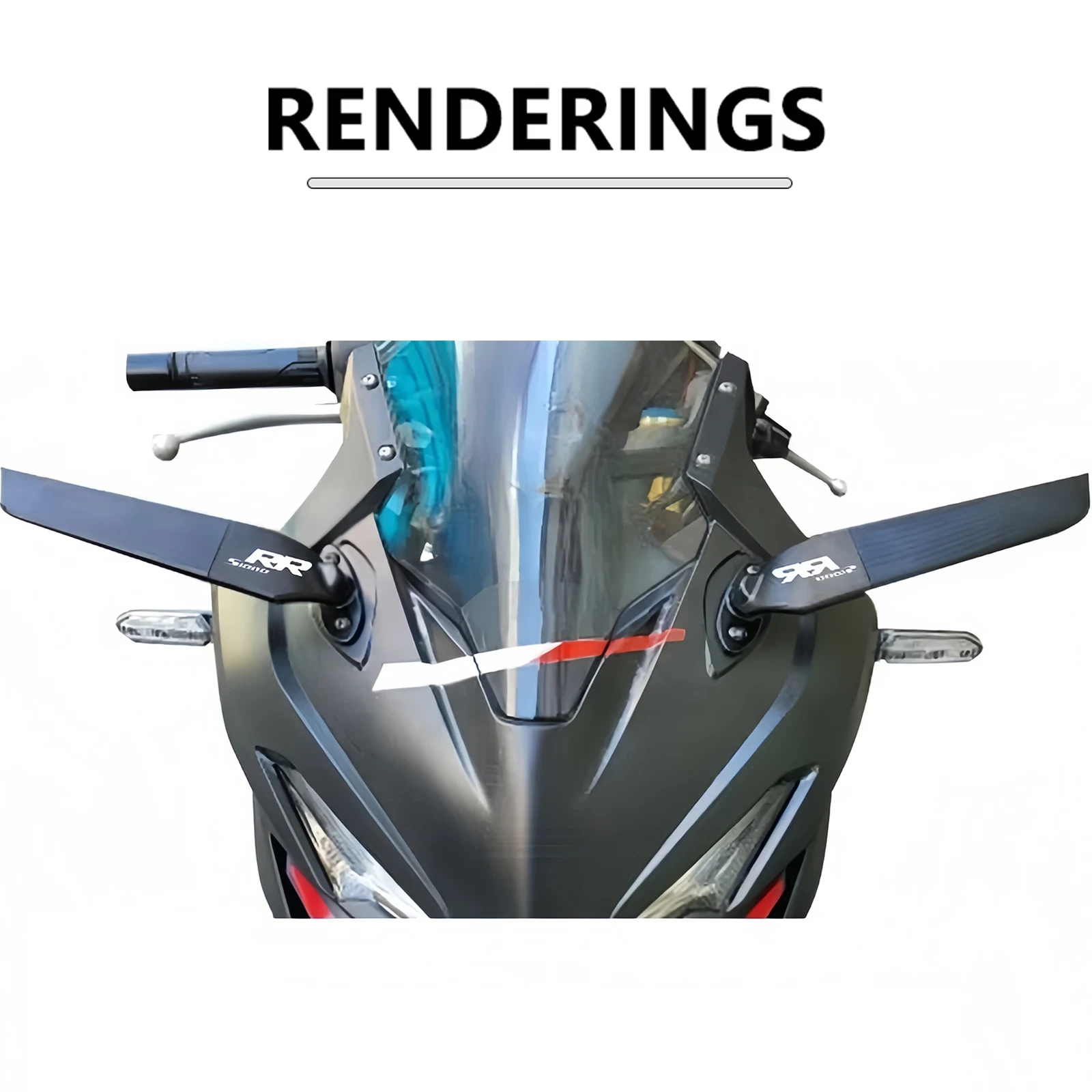 For BMW S1000RR S 1000RR S1000 RR Sport 2009- 2021 2022 Motorcycle Mirror Modified Wind Wing Rotating Rearview Mirrors