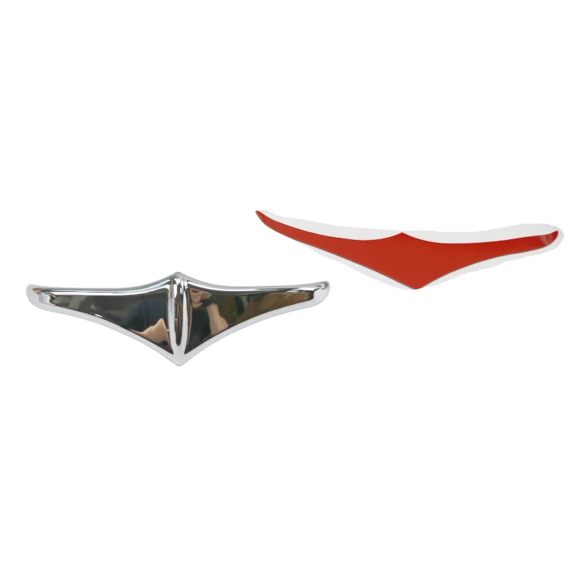 Black/Chrome Motorcycle Rear Mudguard Leading Edge Accent Trim Fits for Harley Touring Street Electra Road Glide Road King Dyna