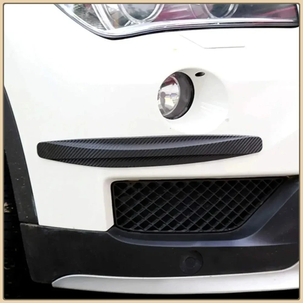 Защитная полоса для автомобильного бампера, 2 шт., передние и задние защитные полосы, защита от царапин, аварийное лезвие, автоаксессуары для автомобиля