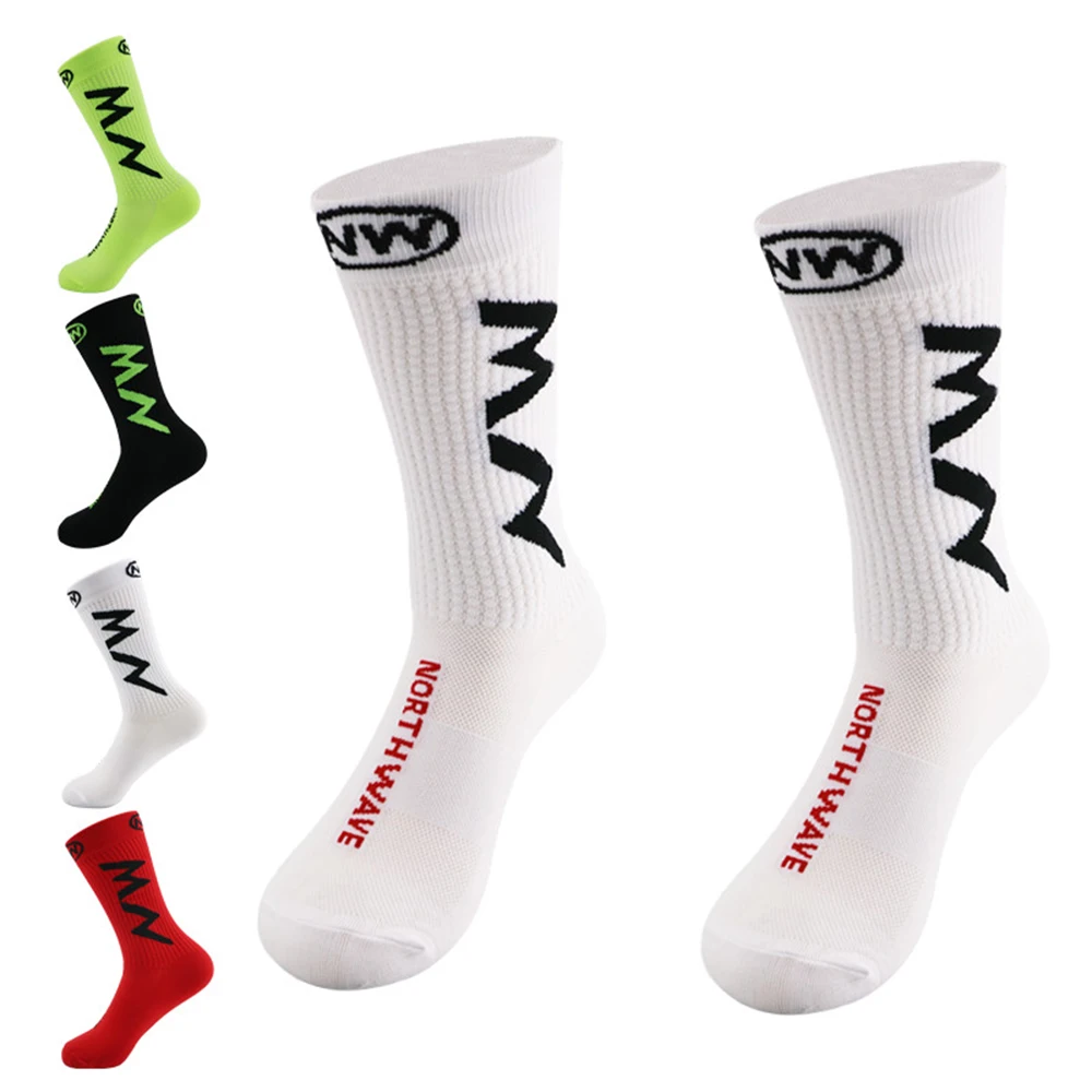 MagiMobo Mid Tube Men Outdoor Socks Nylon Breathable Running Climbing Socks Cycling Mountain Bike