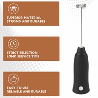 A74P-Handheld Mixer Milk Frother Automatic Electric Beverage Drink Foamer Cream Whisk Cooking Stirrer Coffee Egg Beater