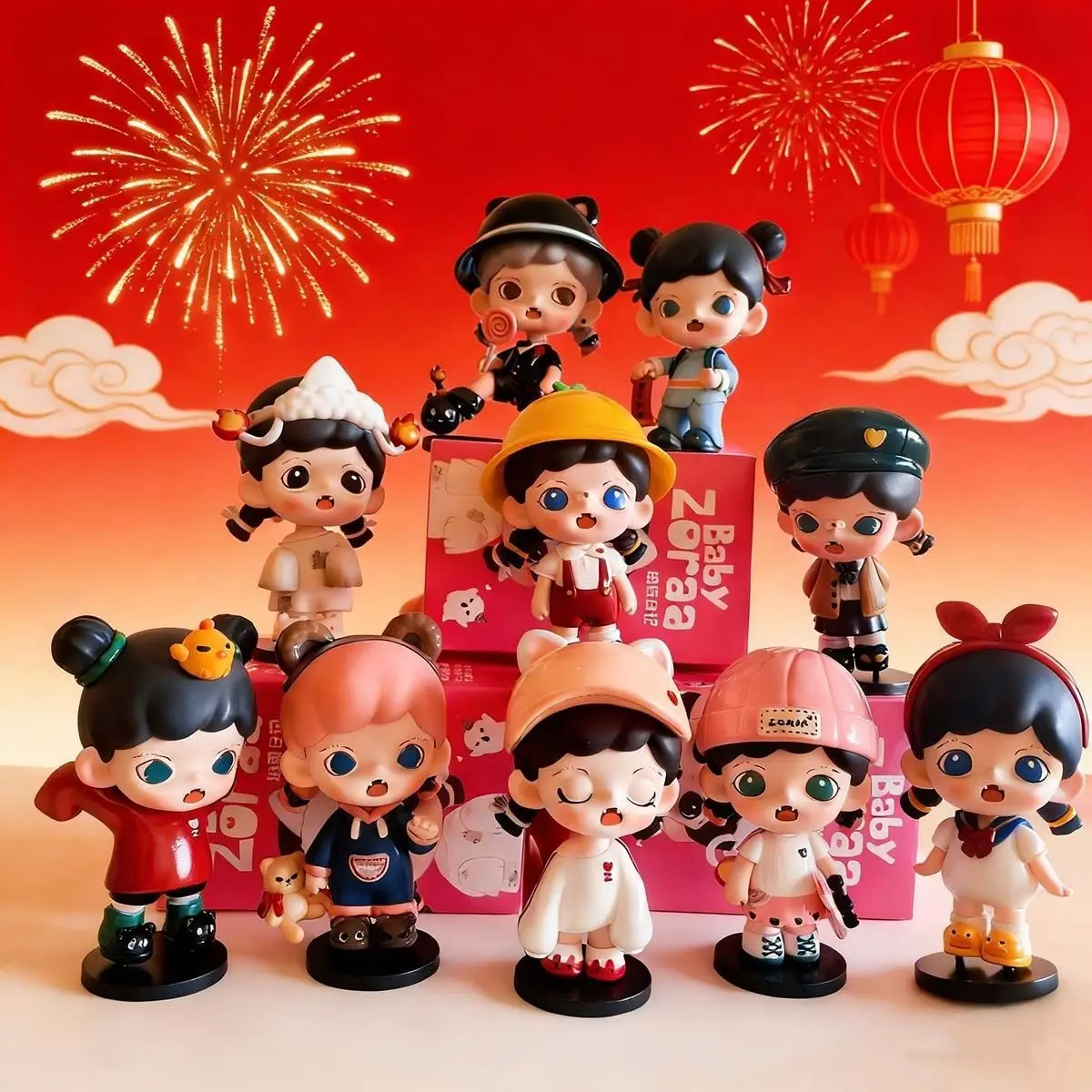 

Baby Zoraa 1st Gen Mischief Diary Series Blind Box - Cute Fashion Action Figure Collectible Toy Gift for Girls Kids