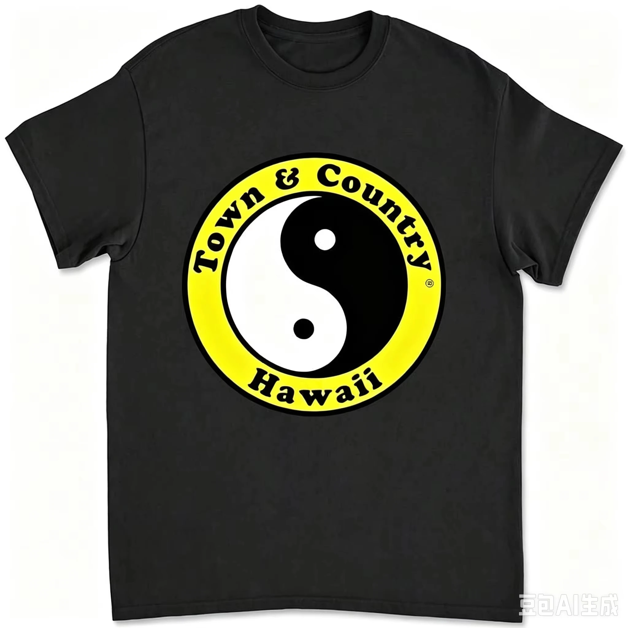 Town Country Outdoor Sports Brand Cotton T-shirt Suitable for Daily Outings High-end Luxury Unisex Style Both of Men and Women