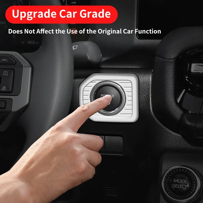 

Автомобильная кнопка запуска и остановки двигателя, наклейка для Toyota Land Cruiser Prado LC250 2024 2025, автомобильные аксессуары для интерьера, украшение