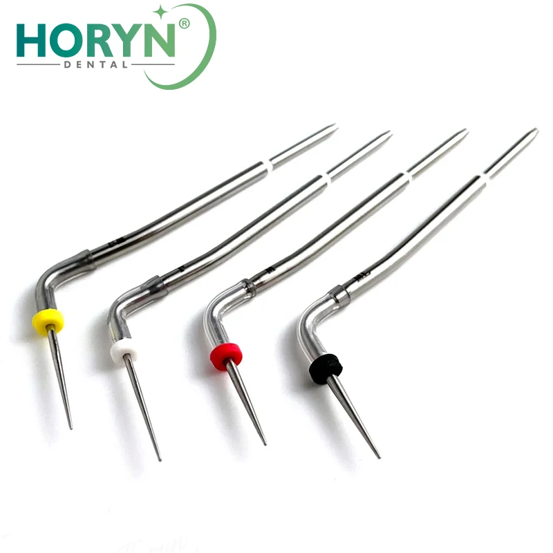 

4pcs Dental Endo Obturation System Gutta Percha Pen Heated Tips F/XF/FM/M Good Thermal Conductivity High Heating Rate