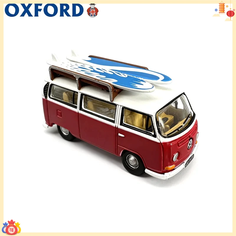 

OXFORD 1/76 Scale T2 Surf Van/T1 Alloy Car Model Ornament Souvenir Display Collection Hobby Gift