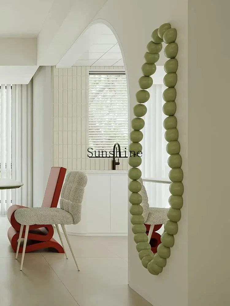 

American design sense irregular full-length mirror art decorative mirror special-shaped mirror FT