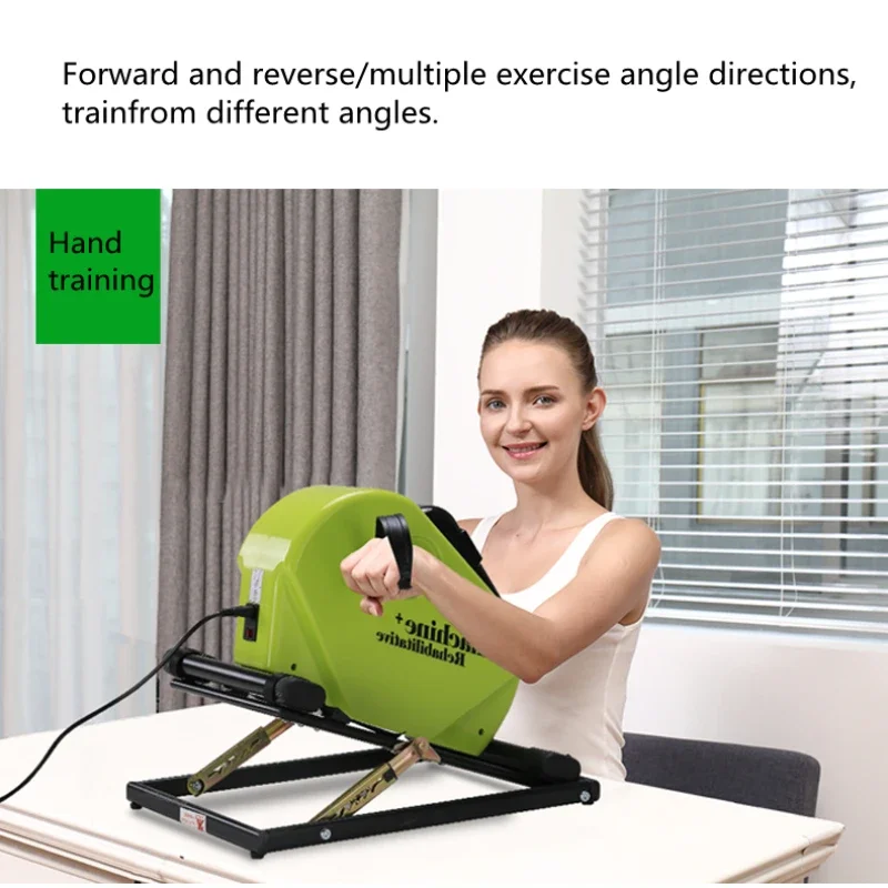 Arm & leg training rehabilitation active passive electric lightweight  mini pedal exercise bike for disability