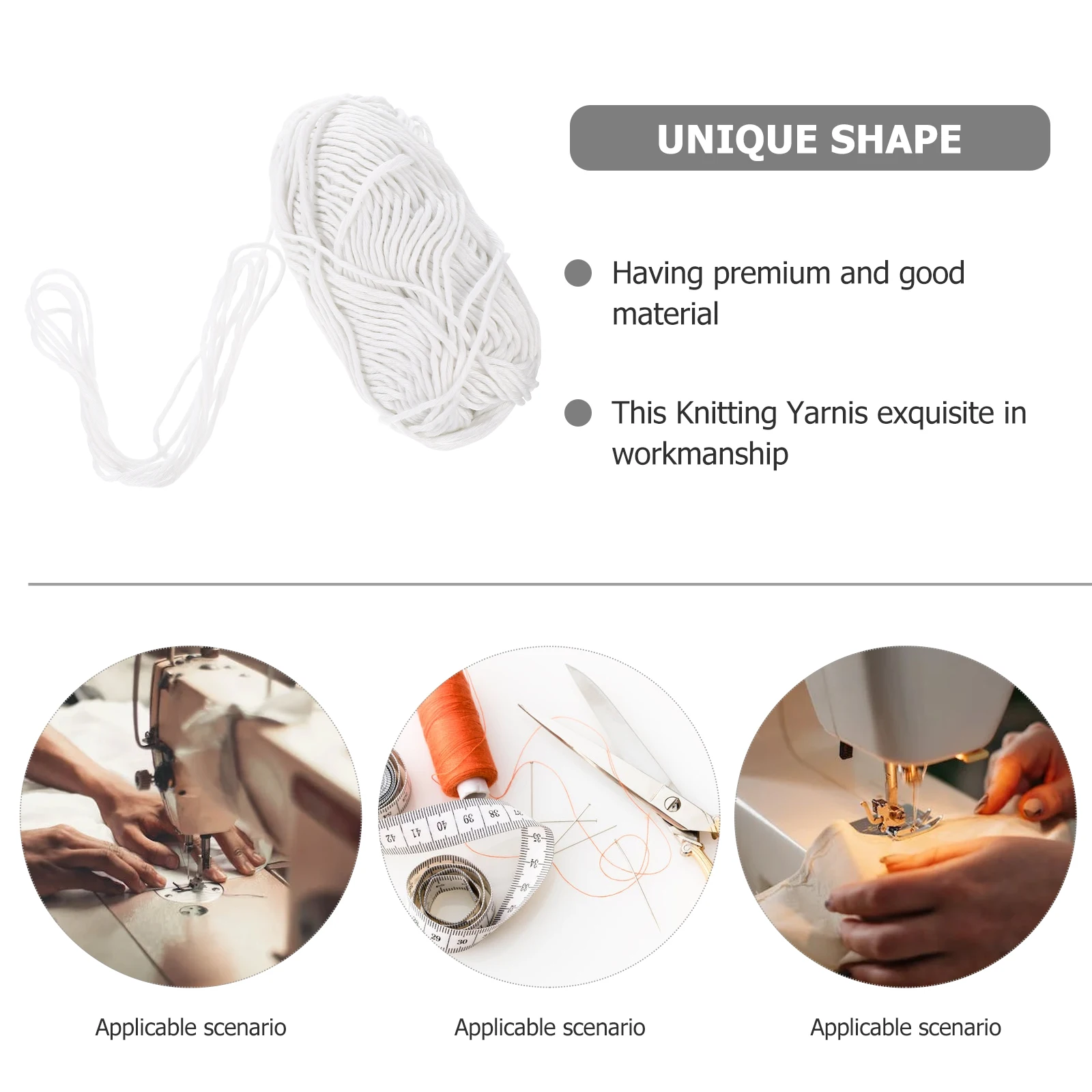 

1 Roll Diy Luminous Crochet Yarn Hand Knitted Funny Craft Glow In Dark Thick Polyester Braided Flexible Skin-Friendly Household