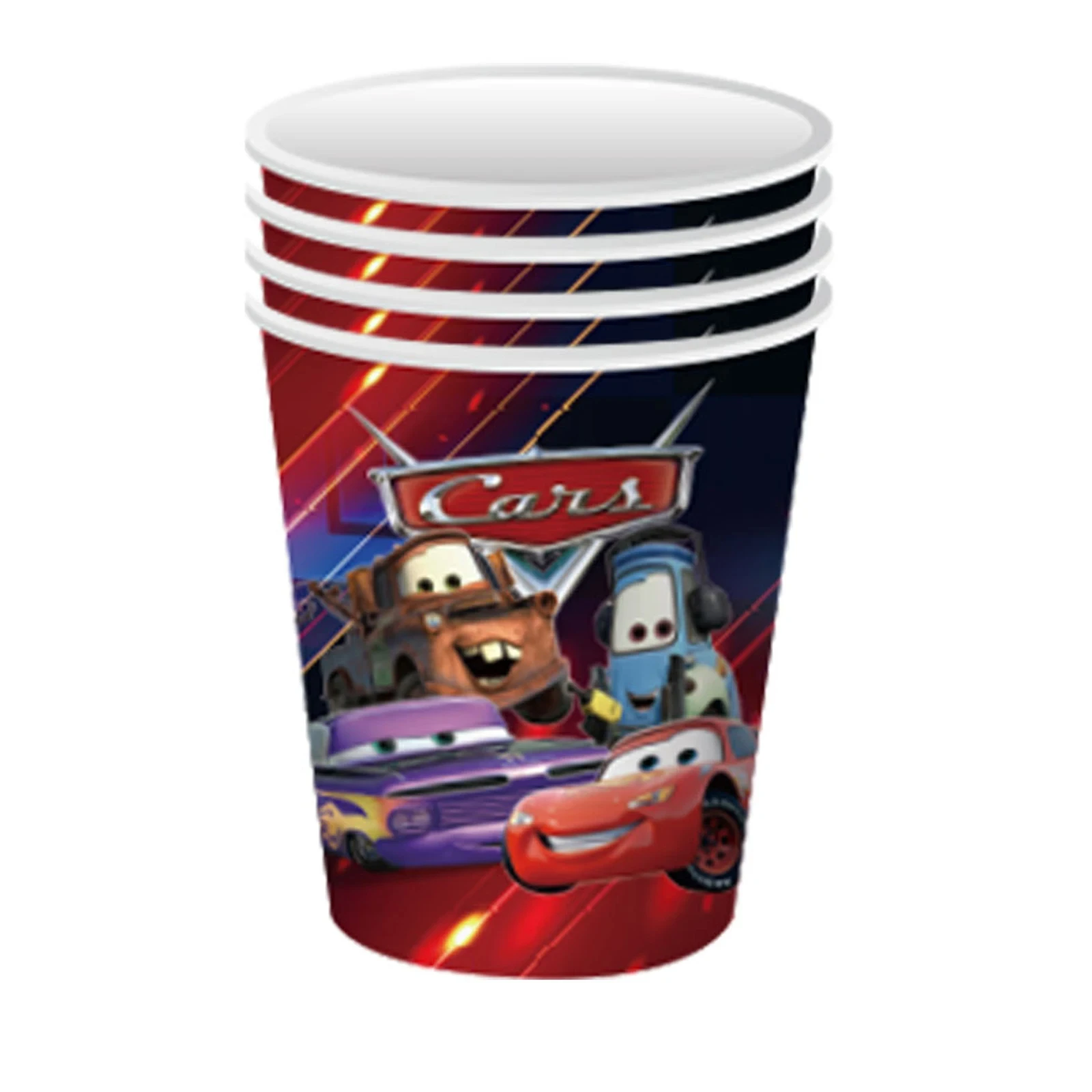 لوازم حفلات السيارات من Lightning McQueen، أدوات مائدة للاستعمال مرة واحدة، طبق ورقي للحفلات للأطفال، ديكور حفلات أعياد الميلاد وحفلات استقبال المولود الجديد #2