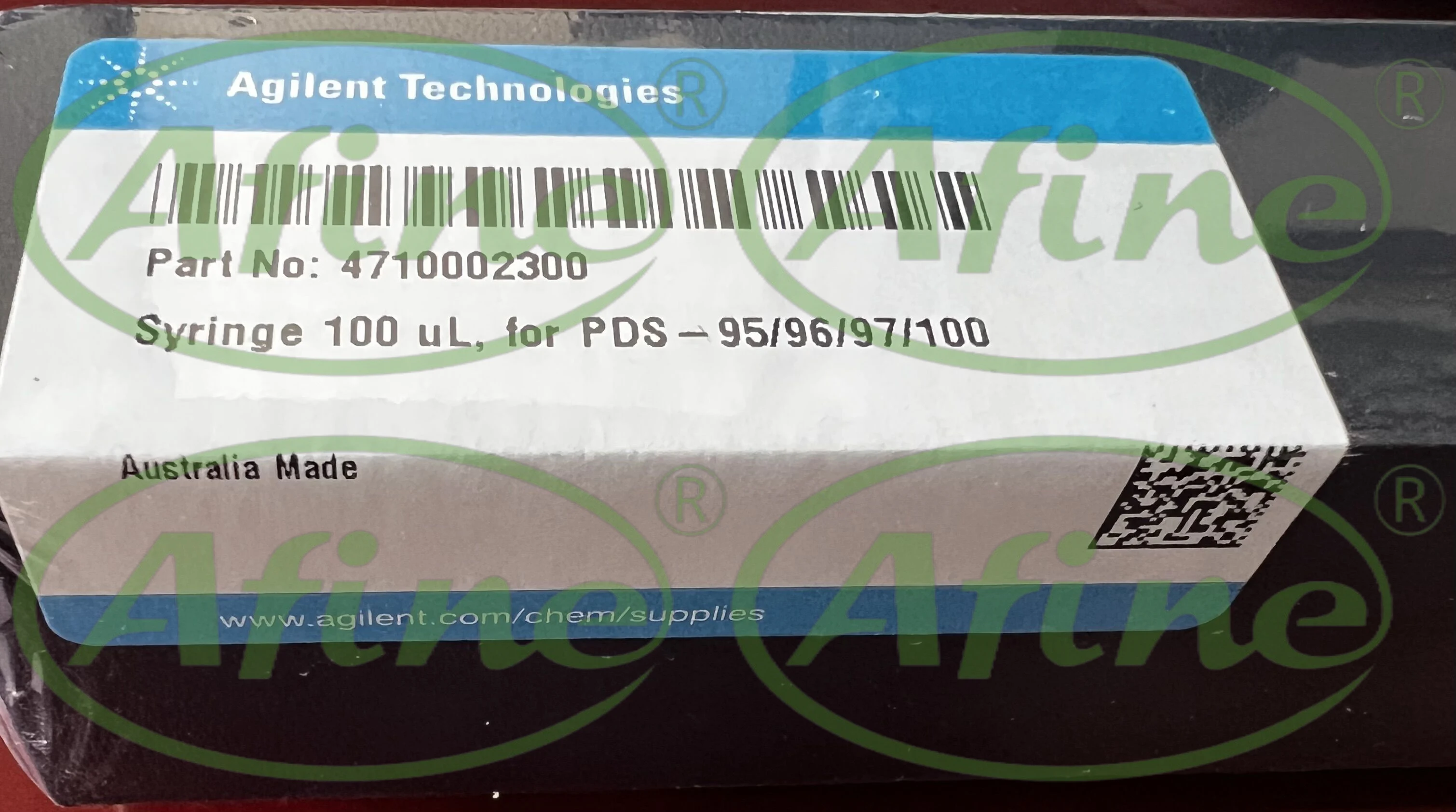 AFINE Agilent Autosampler-spuiten Andere benodigdheden 4710002300   Spuit 100 μl voor PSD 95/96/97/100