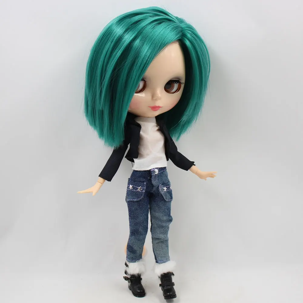 

ICY DBS Blyth Кукла Polaris Зеленая Боковая Часть Короткие Волосы Ярмарка Кожа Глянцевое Лицо 30 см BJD Кукла Девушка Фестиваль Подарок Подарок На День Рождения