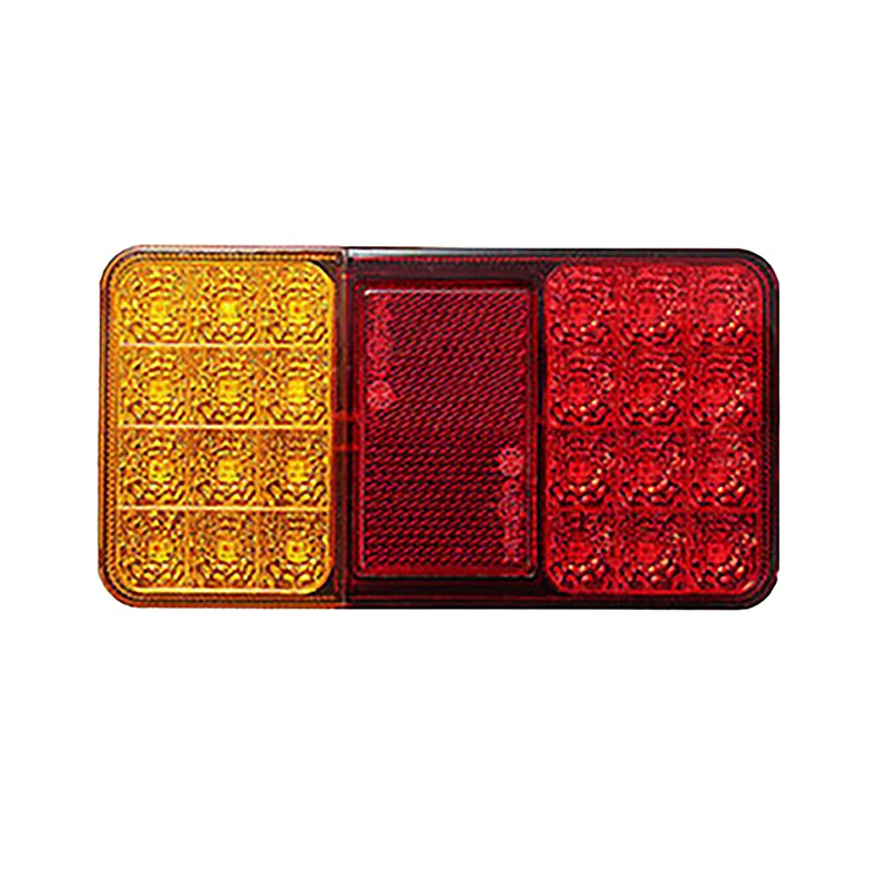 Tylne światła platforma ciężarówki 12V tylne światło stopu 24 LED wodoodporny wskaźnik lampka sygnalizacyjna przyczepa do łodzi przyczepy kempingowej
