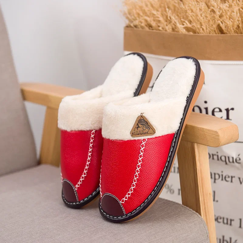 2024 Best-selling Cotton Slippers Autumn and Winter New Cotton Shoes Non-slip Beef Tendon Bottom Warm Couples Slippers