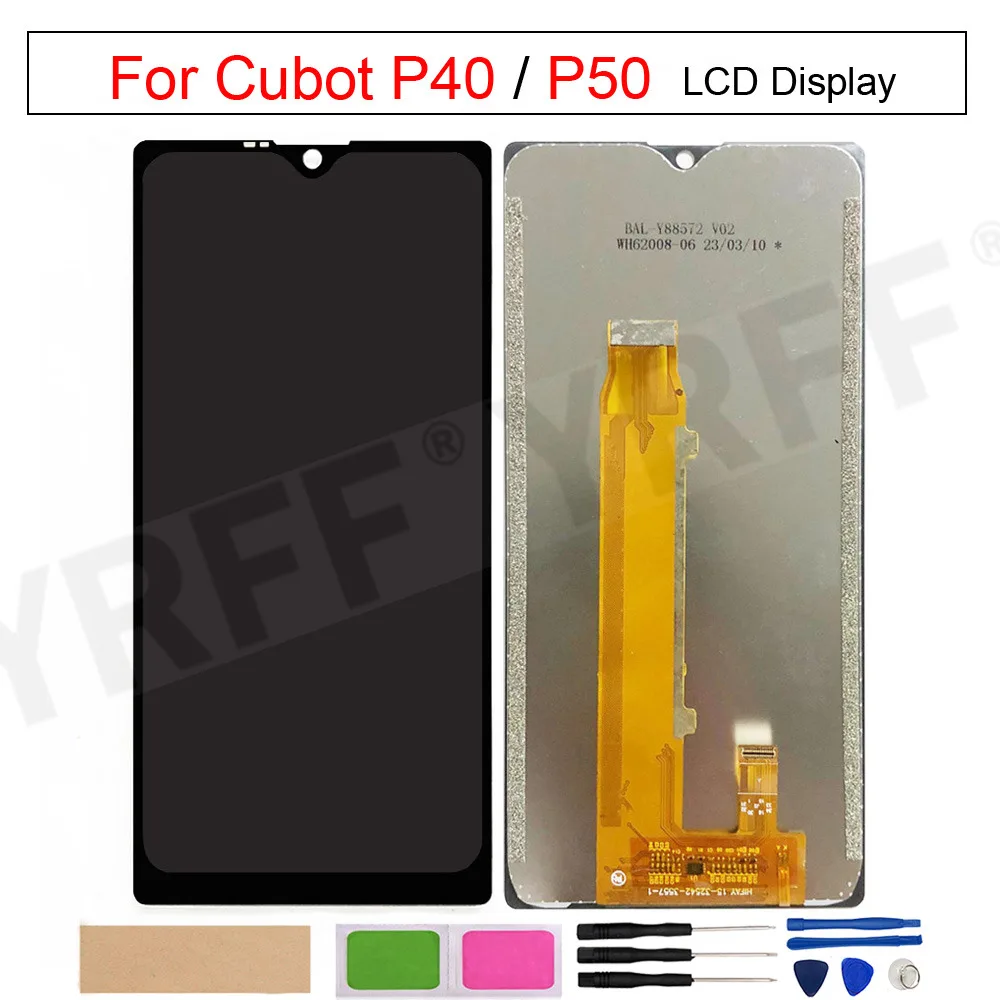 

LCD Display Touch Screen Digitizer Assembly for Cubot P40 P50 ,Phone Replacement Parts