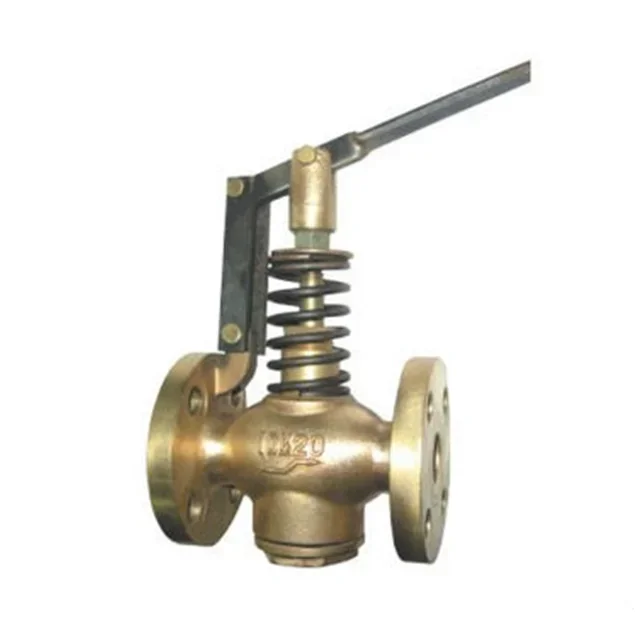 Shipbuilding fuel oil tank self-closing drain valve
