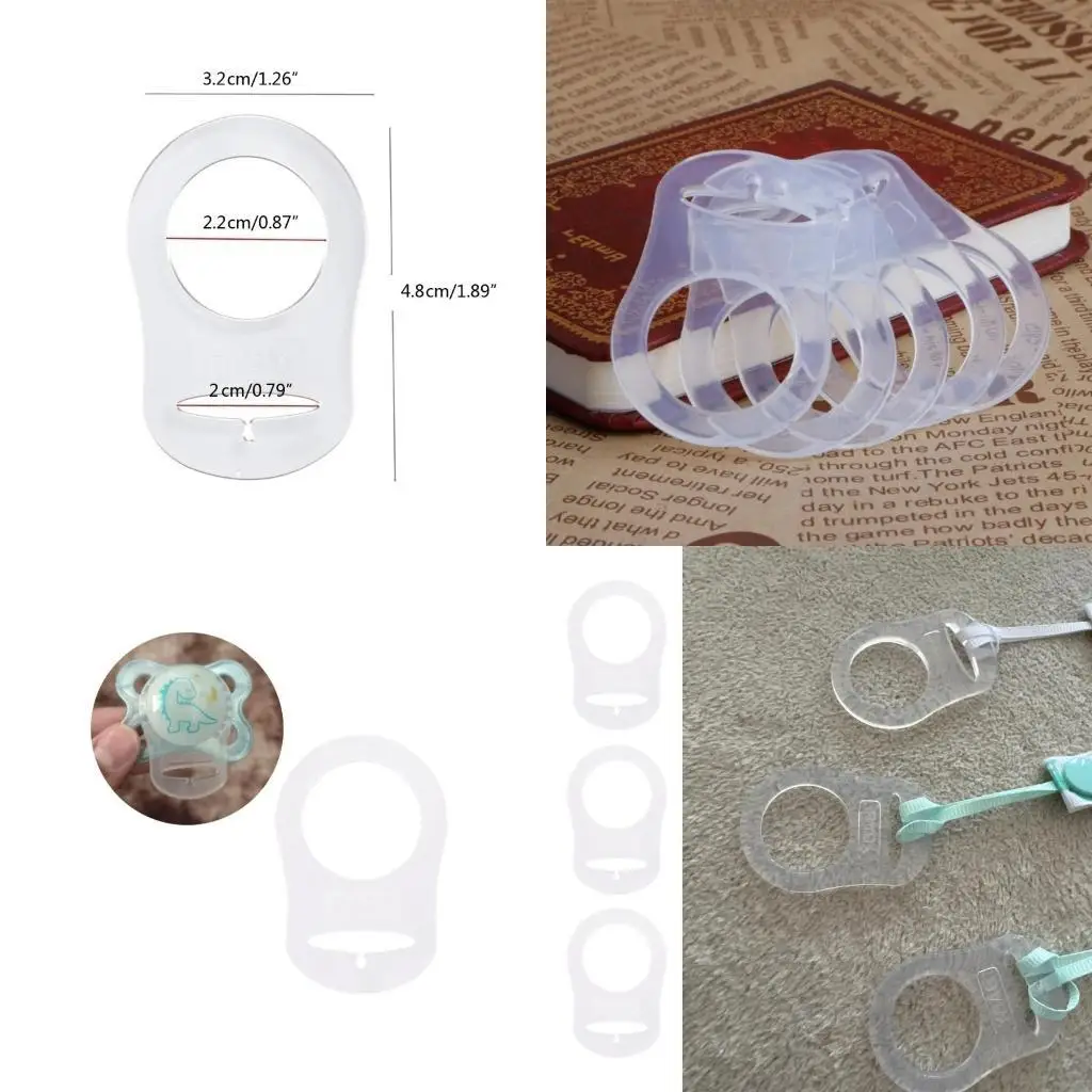 

12 упаковок, держатель для соски-пустышки, адаптер-зажим, силиконовое кольцо на пуговицах, держатель-пустышка, адаптер-зажим для