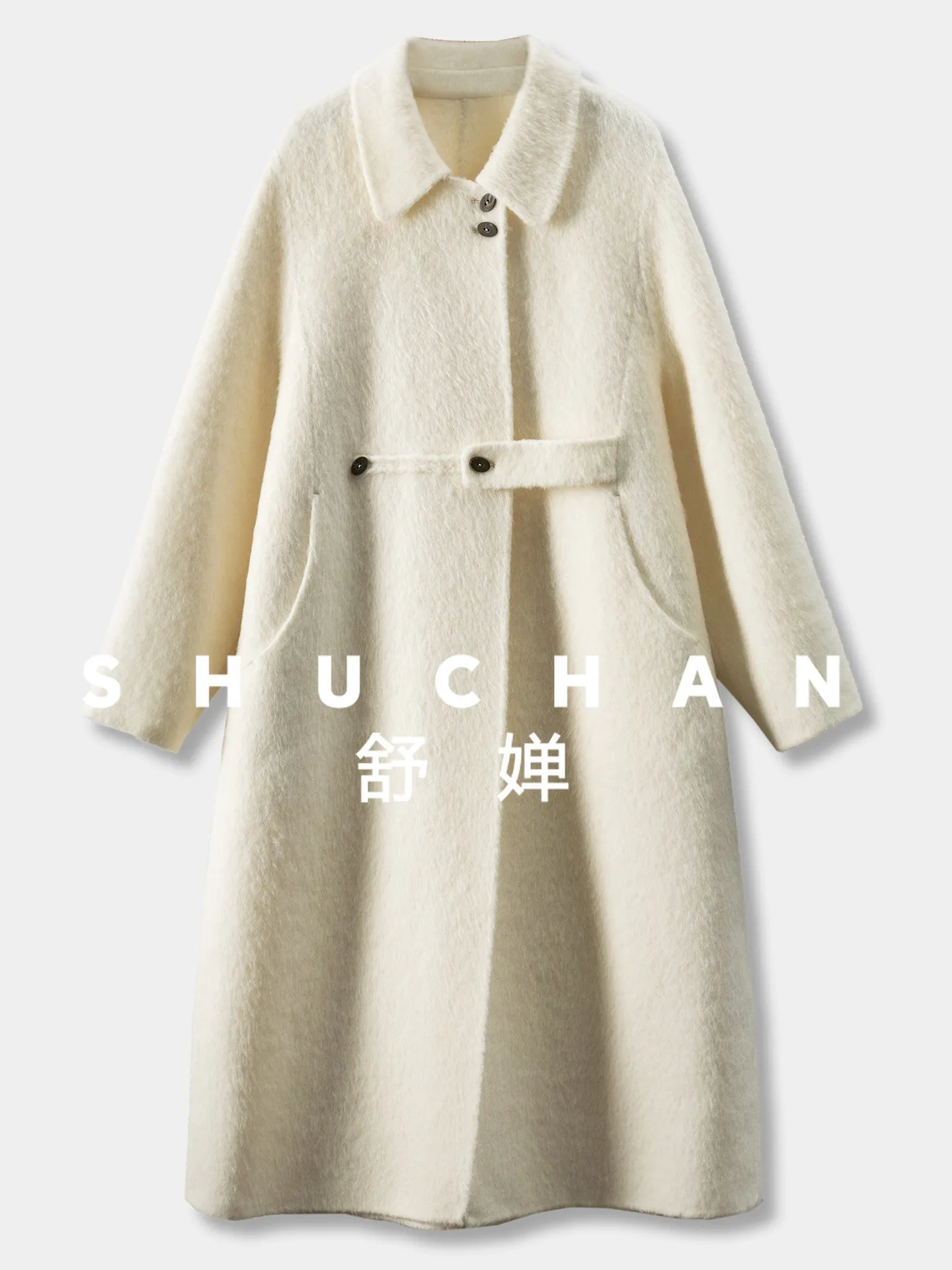 Luxury Is Luxury D Li 1W + Suli Alpaca + Wool Reversible Wool Coat Jacket Women's 15J3 Coats and Jackets Women