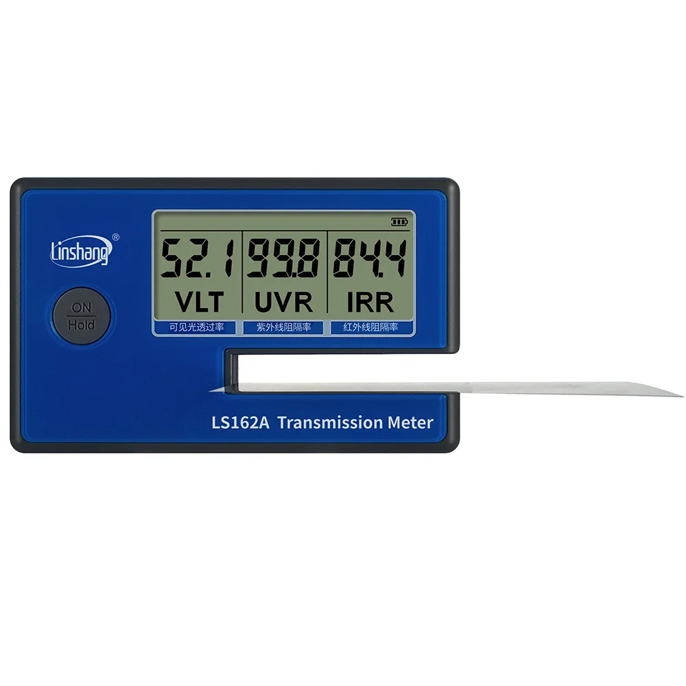 Linshang Window Film Transmission Meter, Medidor de Tint para UV Infrared Blocking Rate, Transmitância de Luz visível, LS162A, LS162