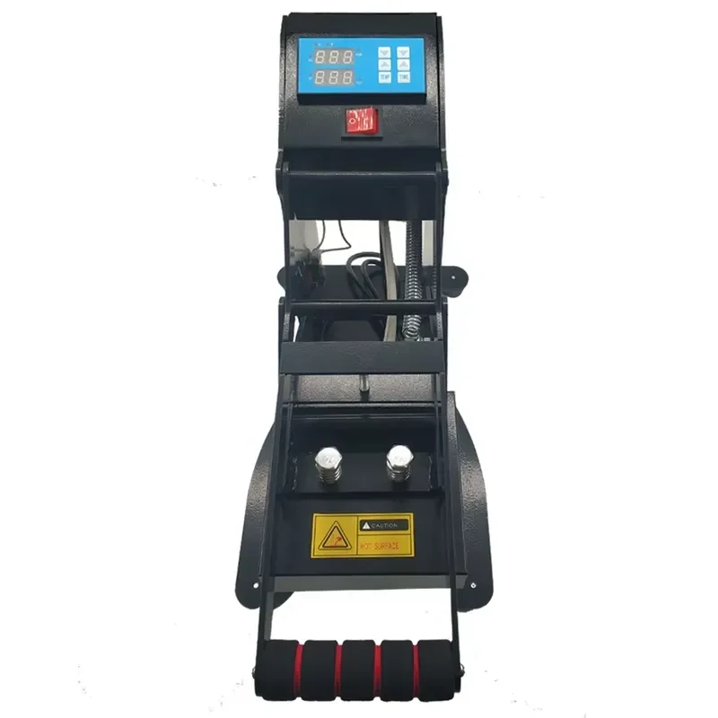 New 12 * 12CM flat label logo hot press, suitable for clothing use, semi-automatic thermal sublimation multi-function