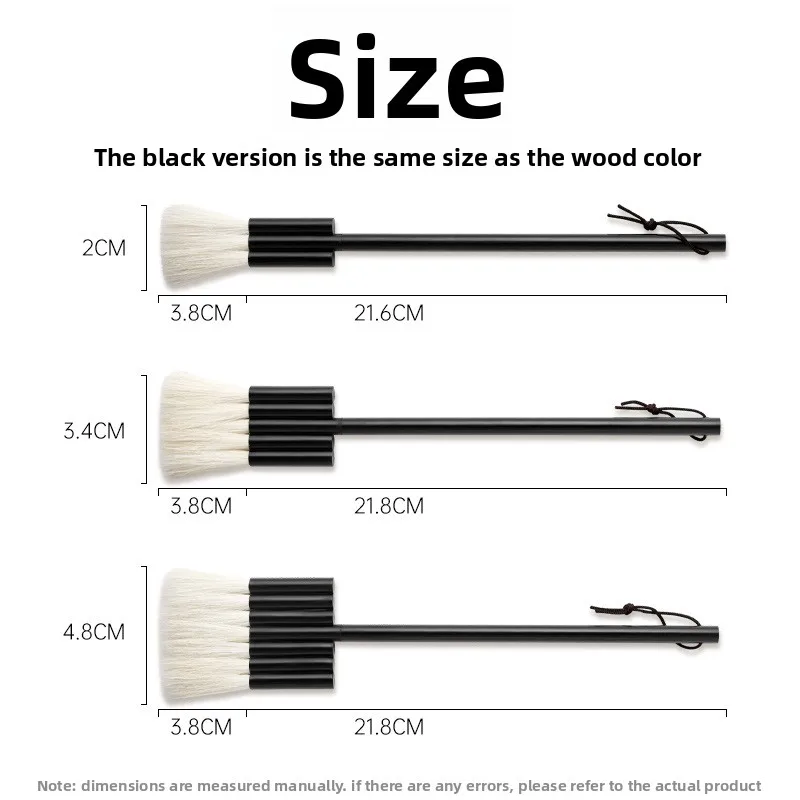 Single Wool Hair Watercolor Brush Traditional Chinese Painting Continuous Board Brush Background Pattern Brush Art Material