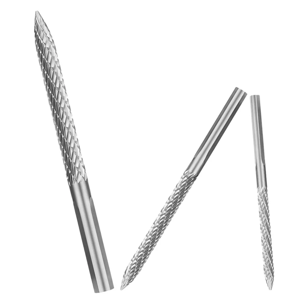 Herramientas Eléctricas de taladro duraderas, Parche de uñas de seta, enchufe de neumático, rebabas rotativas neumáticas, rombos triangulares plateados, 60-85mm
