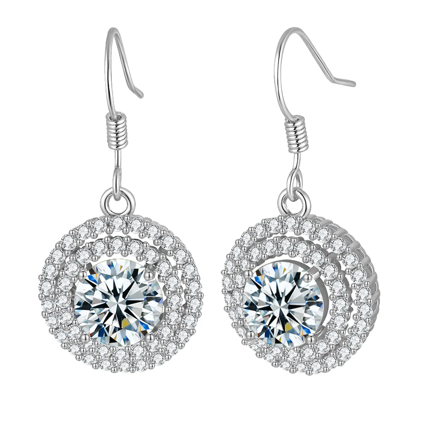 

Серьги LAMVOICE с муассанитом 4 карата, серебро 925 пробы, ко Дню святого Валентина, подарок для дочери, дизайнерский товар высокого качества