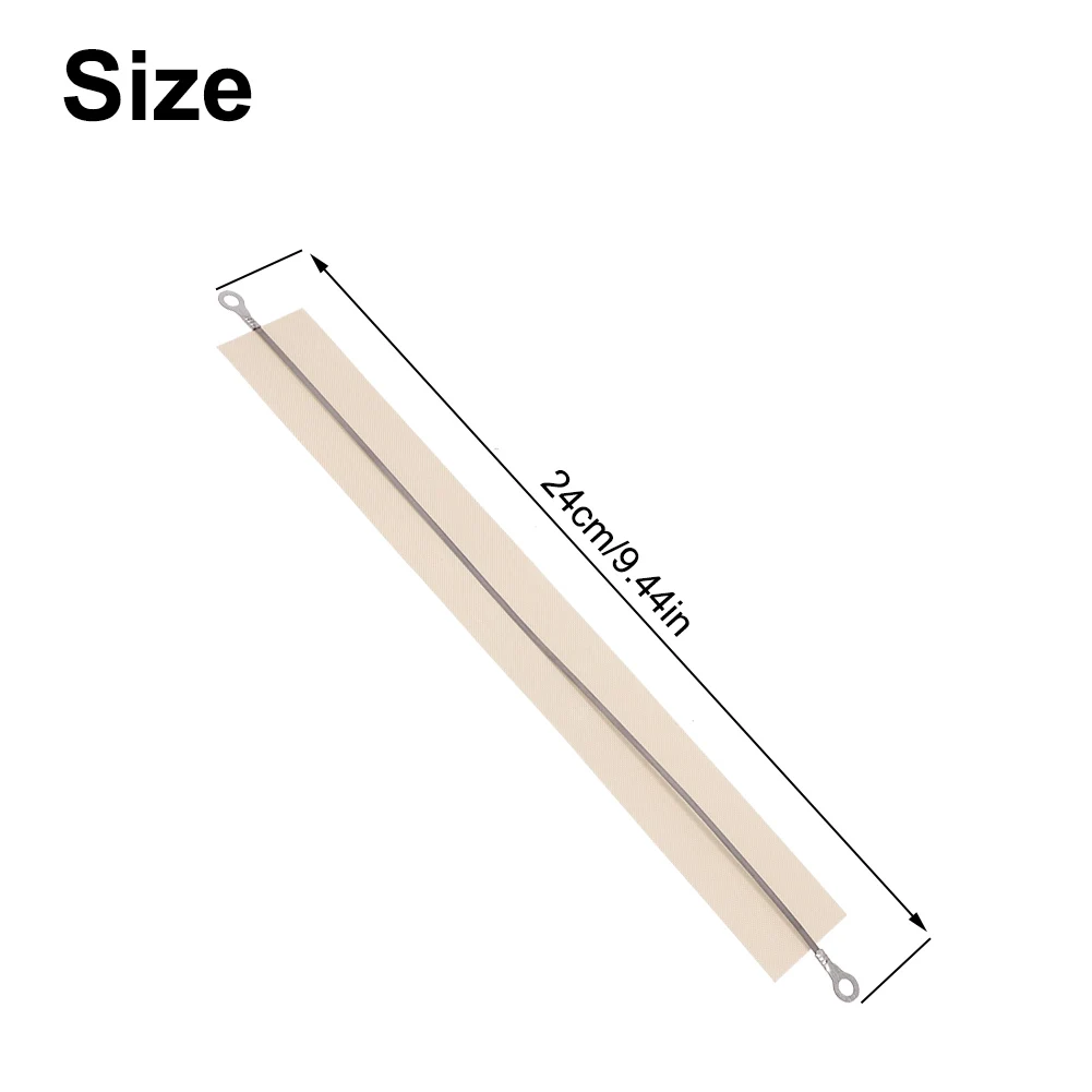 Impulse Sealer Heating Wire Strip 200/300/400mm with Heat Resistant Fabric for Seamless Sealing Machine Operation