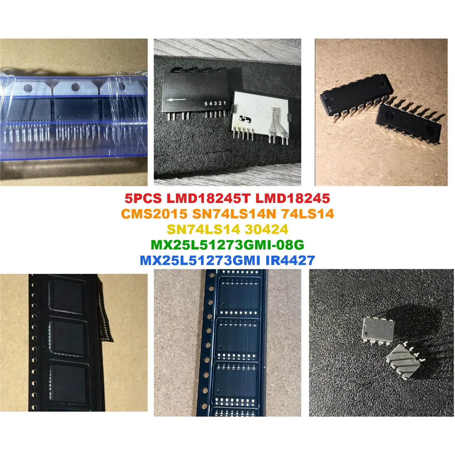 LMD18245T LMD18245 CMS2015 SN74LS14N 74LS14 SN74LS14 30424 MX25L51273GMI-08G MX25L51273GMI IR4427 IR4427PBF S4427