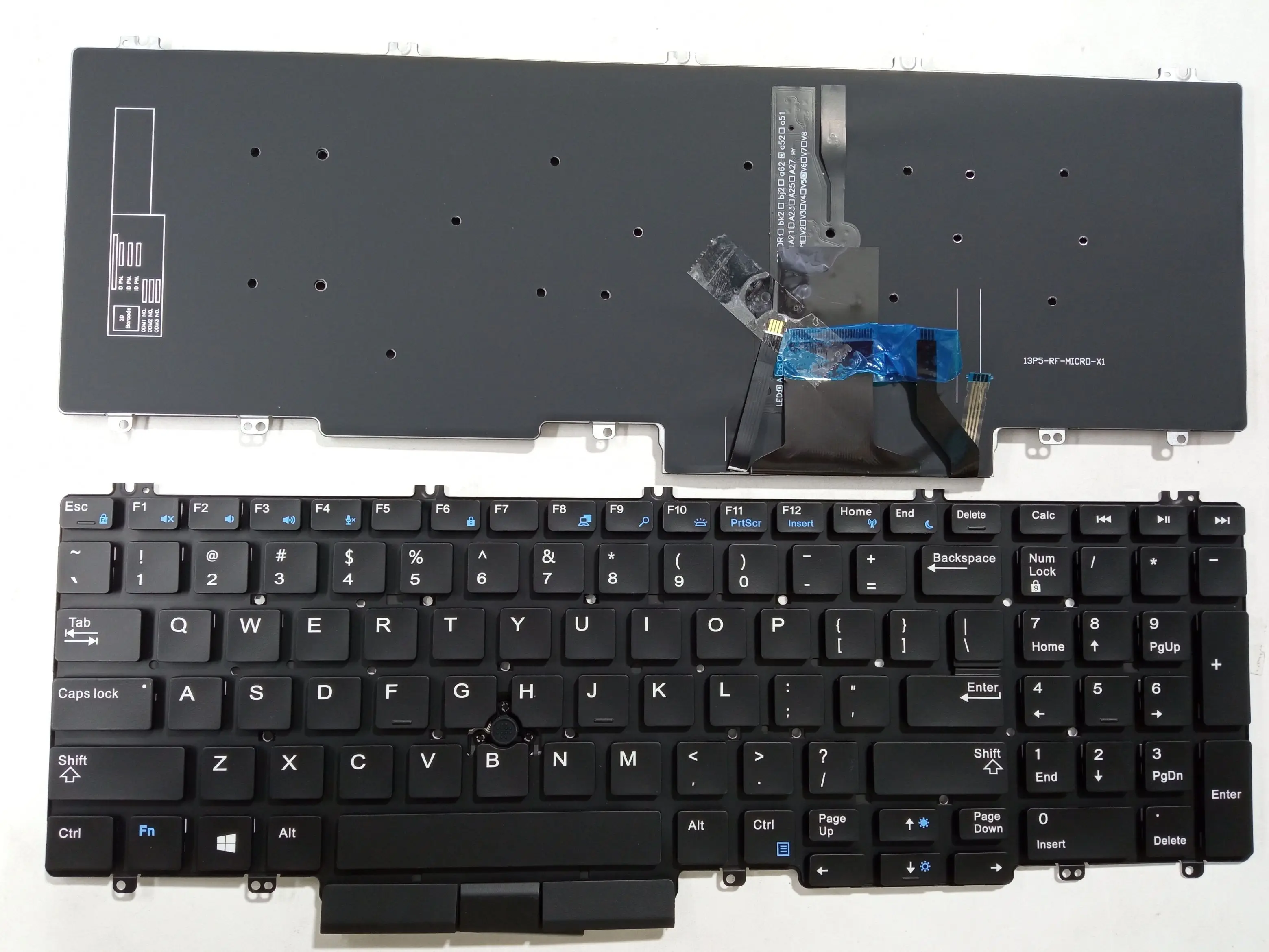 New Replacement Keyboard Laptop For DELL E7530 BLACK With Point Backlit (OEM) US US Layout