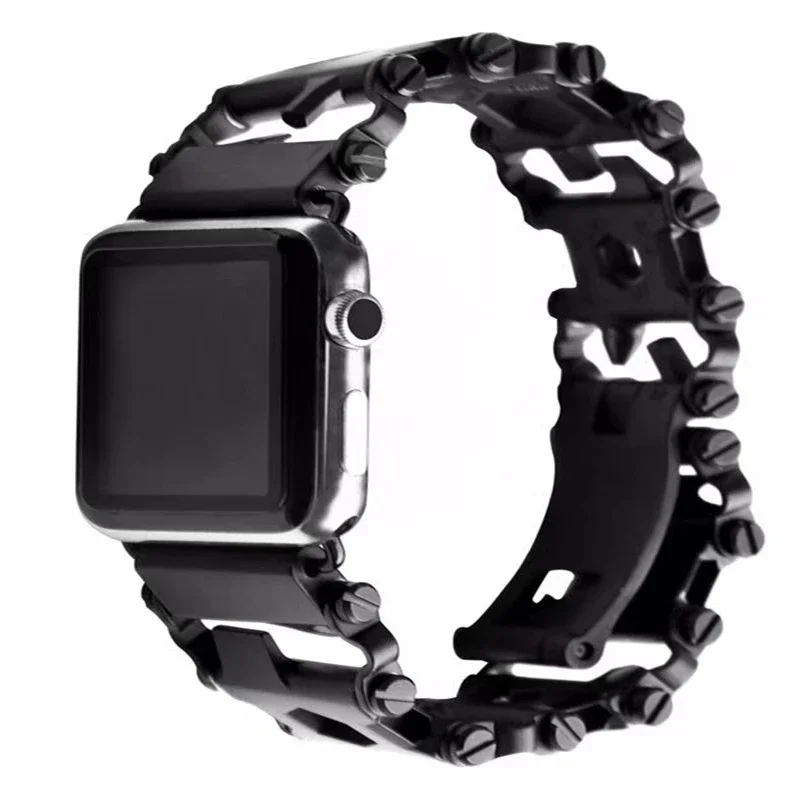 Multifunctional Metal Strap for Apple Watch Band Ultra 49mm 10 9 8 7 46mm 45mm 44mm Outdoor Sports for IWatch 6 5 4 SE 42mm 40mm