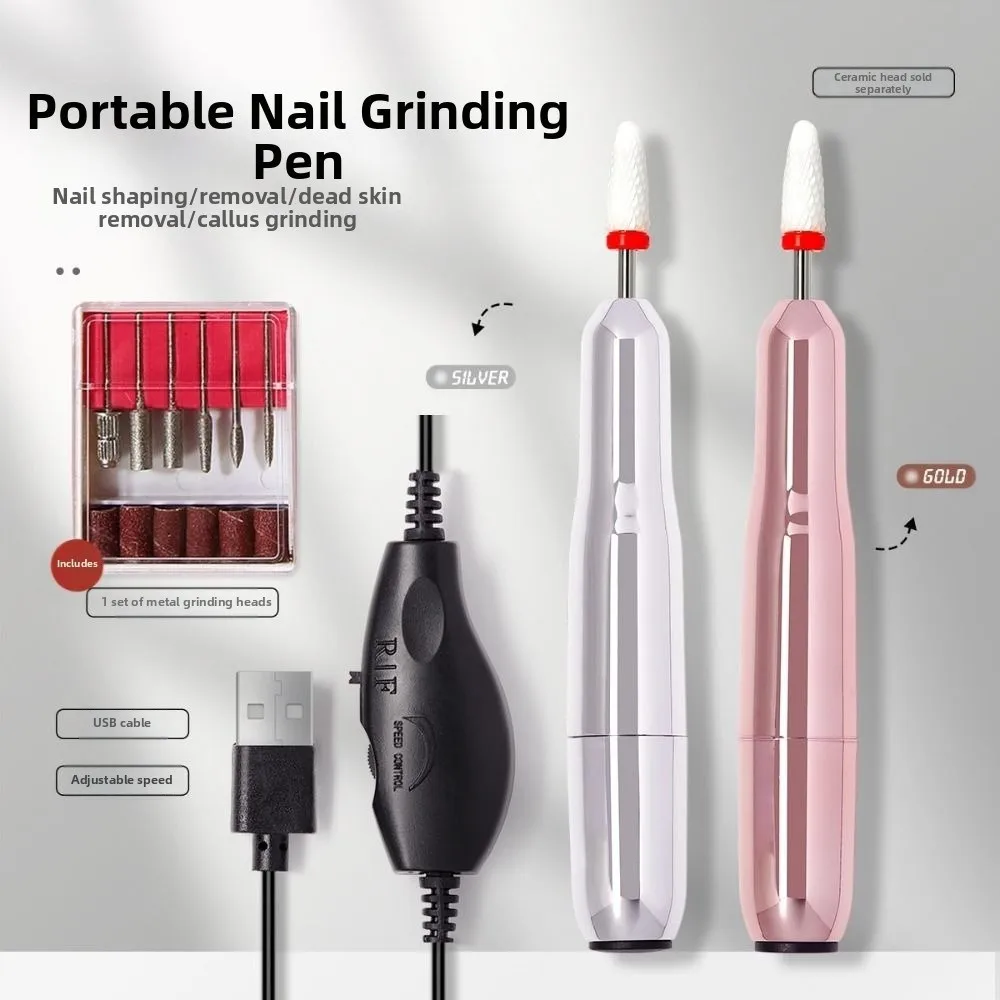 High-Speed Electric Nail Drill Machine Professional Portable Manicure Mill Equipment Multi-function Dead Skin Removal