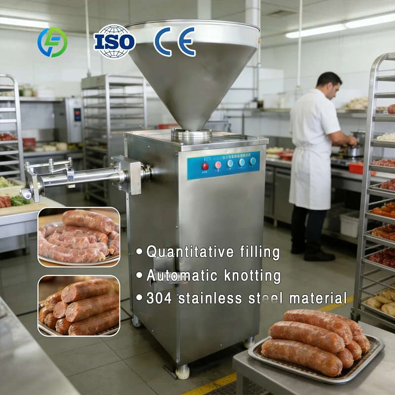 Commercial Stainless Steel Sausage Stuffer Filler Machine for Meat Processing FL Customized