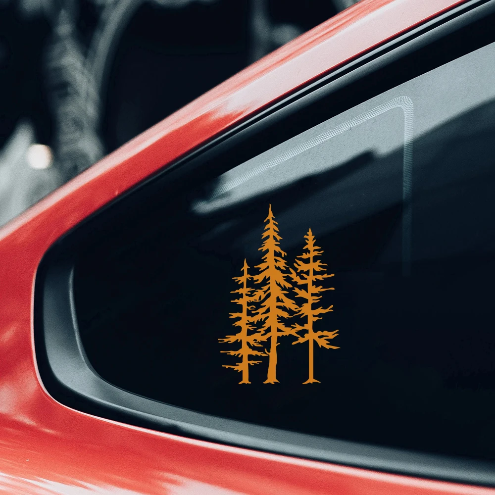 Forest Trees Design Car Stickers Windowshield Bumper Decor Decals Accessories Tunning Decoration Vinyl view 5