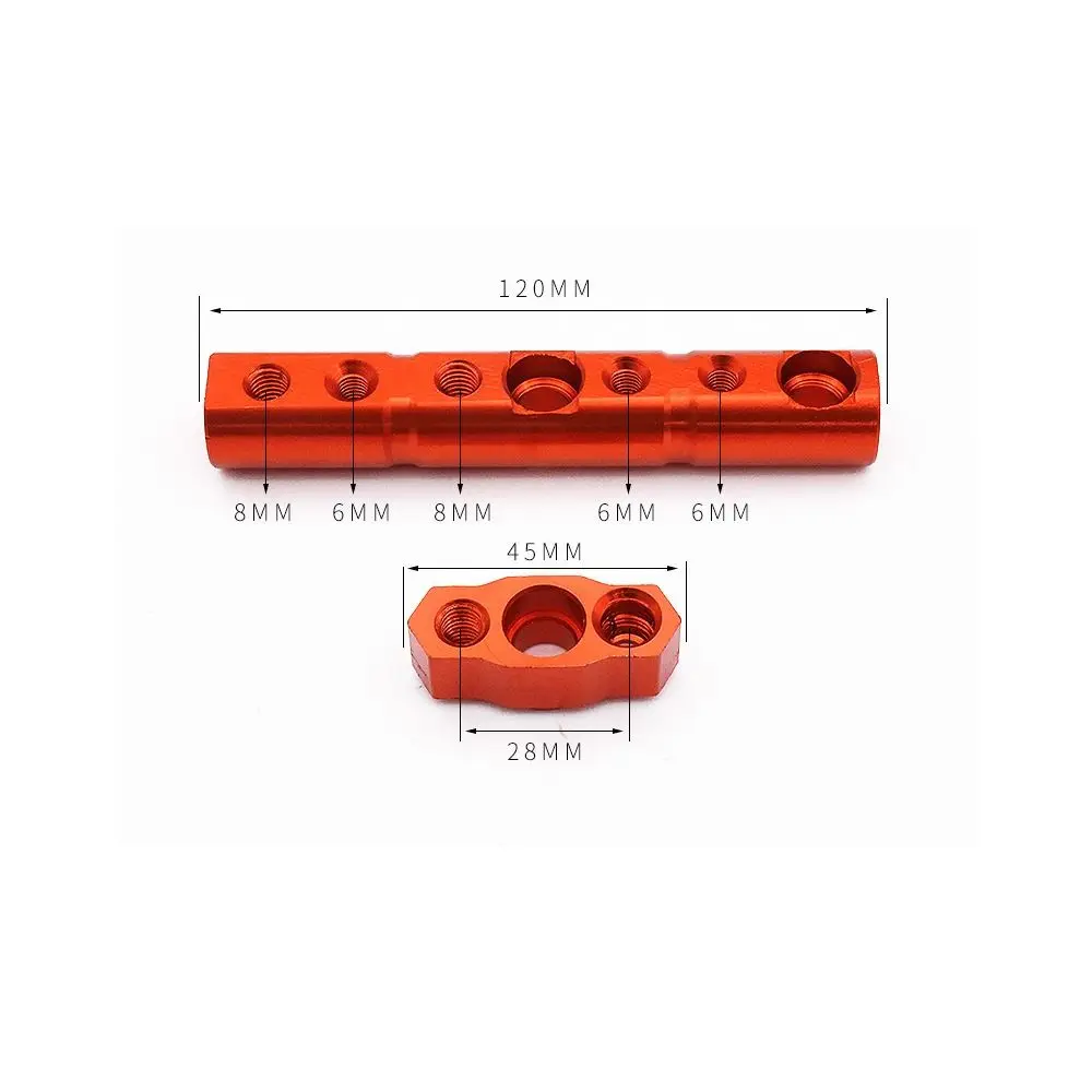 New Retrofit Motorcycle Accessories Expander Base Extension Bracket Rearview Mirror Rack Motorbike Spotlight Crossbar