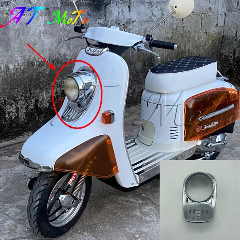 

for Honda DIO50 AF52 Julio Motorcycle Headlight Electroplating Decorative Cover Headlight Decorative Cover Headlight Lampshades