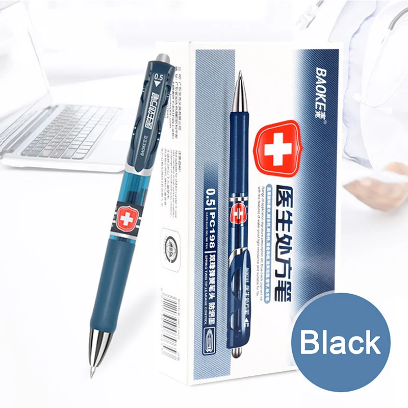 Don't Fade for Long European Standard Press Type Medical Prescription Pen Gel