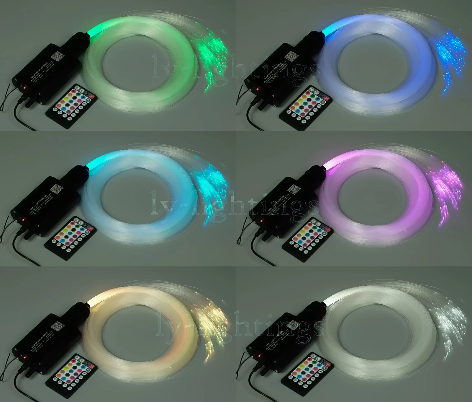 Mini fiber optic light kit color change baby bedroom magic starry sky ceiling  APP remote DIY magic starrt sky home roof