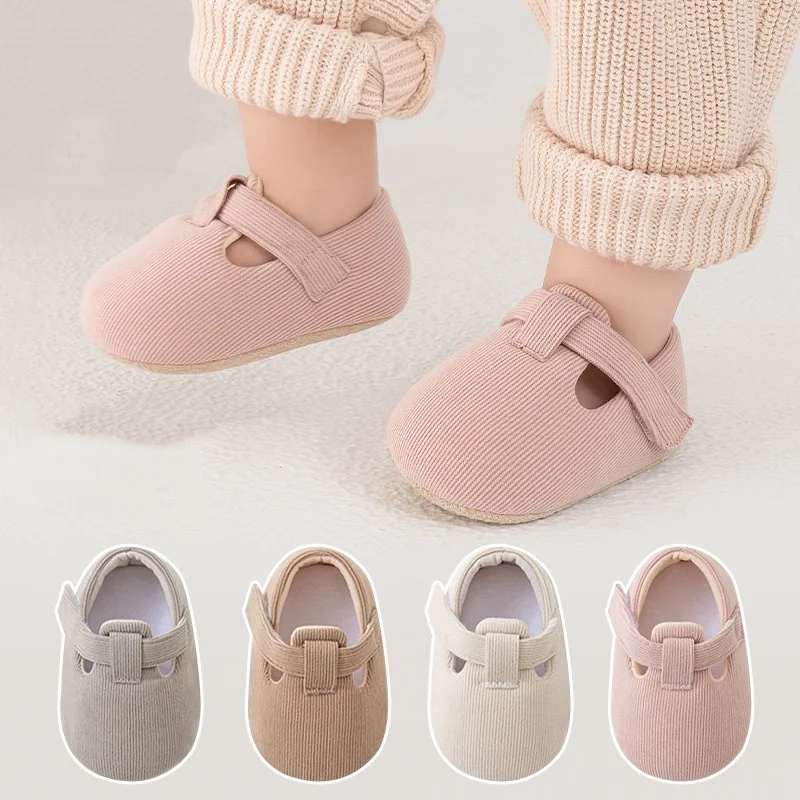 الوليد الطفل أحذية مشي للبنين بنات ربيع الخريف الرضع 1st الأولى مشوا عادية في الهواء الطلق طفل المضادة للانزلاق الطابق الأحذية